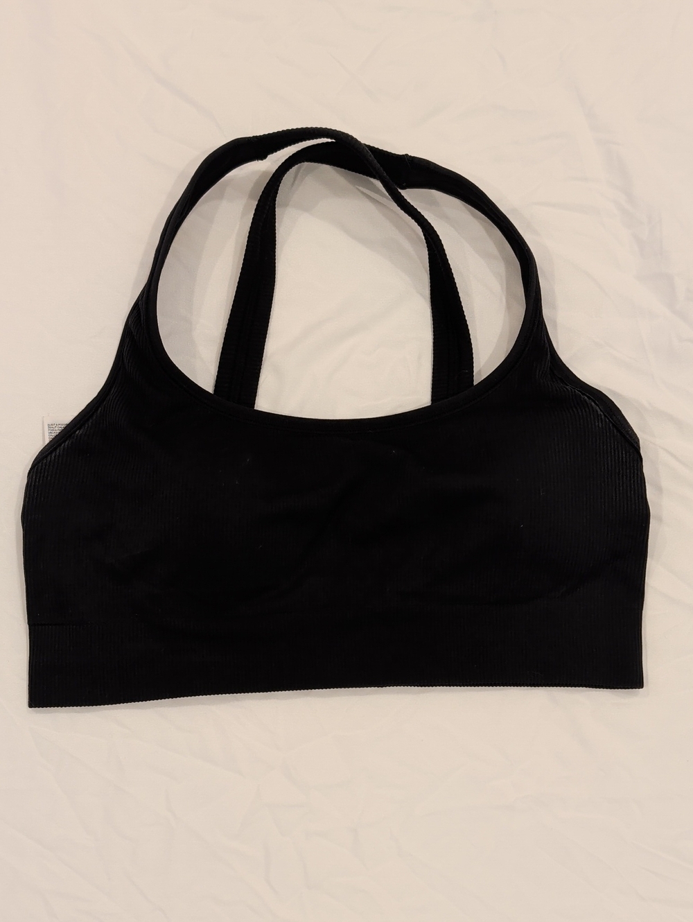 3/$50 Athleta Black Sports Bra Cross Back Medium
